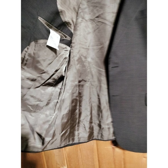 Jos. A Banks brown sports coat men size 43 regular 100% Wool - Picture 5 of 10